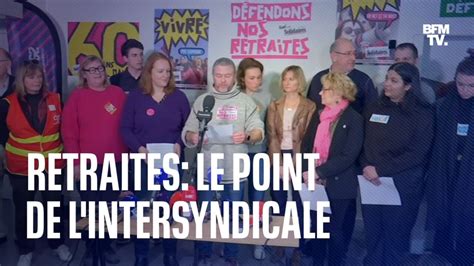 Mobilisation contre la réforme des retraites le point presse de l