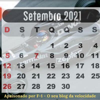 Apaixonado Por F O Seu Blog Da Velocidade Agenda Semanal Da