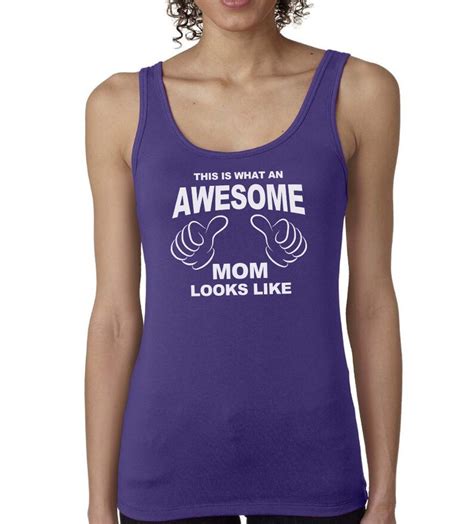 This Is What An Awesome Mom Looks Like Funny T Shirt Or Tank Etsy