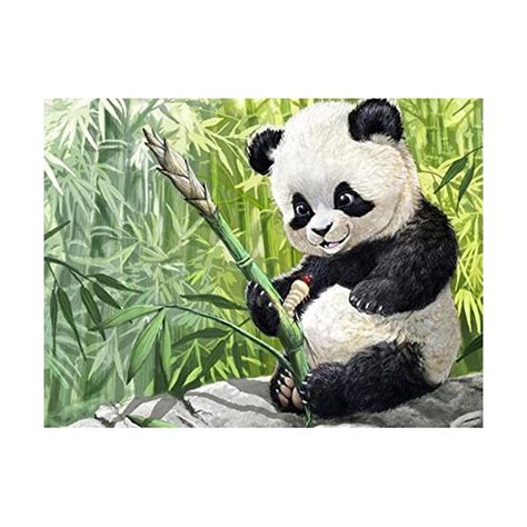 Yjpzzg Puzzle Ducatif De Pi Ces Panda Rouge Puzzles En Bois P