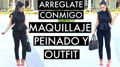 ARREGALTE CONMIGO GRWM: MAQUILLAJE, PEINADO Y OUTFIT - YouTube 