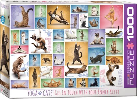 Puzzle Yoga Katzen 1 000 Teile Puzzle Mania De