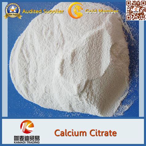 Tricalcium Citrate Mesh Calcium Citrate Powder China White