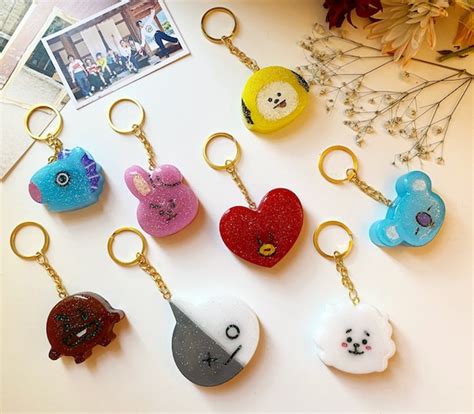 BT21 Keychain Bt21 Merch Bts Keychain Bts Merchandise BT21 | Etsy