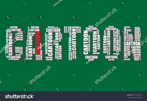 Cartoon Typography 3d Text Word Art Stock Vector (Royalty Free) 158459273 | Shutterstock