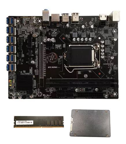 Placa Base Minera B C Btc Con Ssd De G Ddr Gb Cuotas