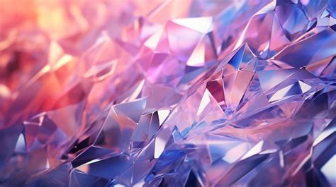 Premium AI Image Abstract Faceted Geometric Background