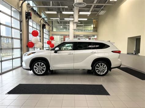 2023 Highlander Hybrid Limited White W Graphite Interior Photo Gallery Evto Ca