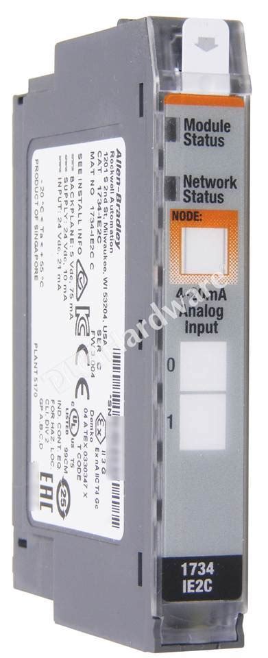 PLC Hardware: Allen-Bradley 1734-IE2C POINT I/O Analog Current Input Module