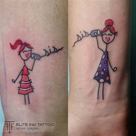 monkeeink:friends-stick-peeps-stick-people-tattoo