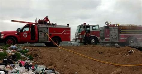 Registra Aparatoso Incendio El Basurero De Ray N