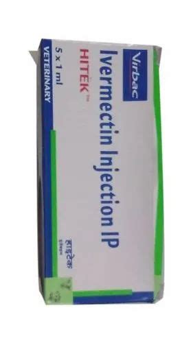 Hitek Ivermectin Injection Ip At Rs Box Ivermectin Injection Bp In