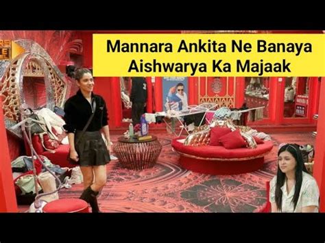 Bigg Boss 17 Live Mannara Ankita Ne Evicted Contestant Aishwarya