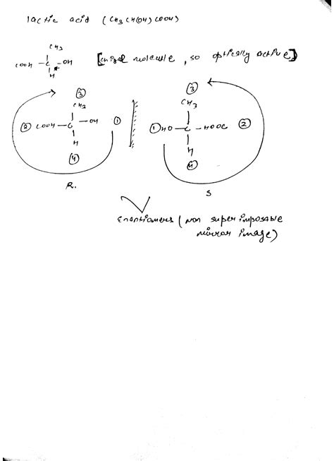 How To Find R And S Configuration In Lactic Acid Explain It With Line