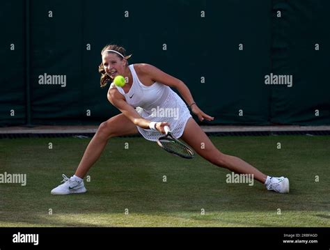 Hannah Klugman in action in the Girls singles on day seven of the 2023 ...