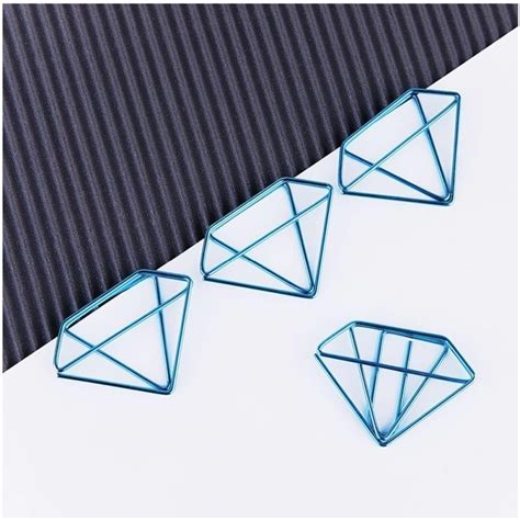 Скрепки фигурные MESHU 25мм Diamonds 6шт. пакет с европодвесом MS41589 ...