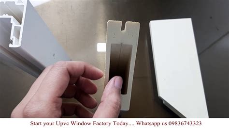 Successful Welding Solid Upvc Profiles Upvc Window Making Machine