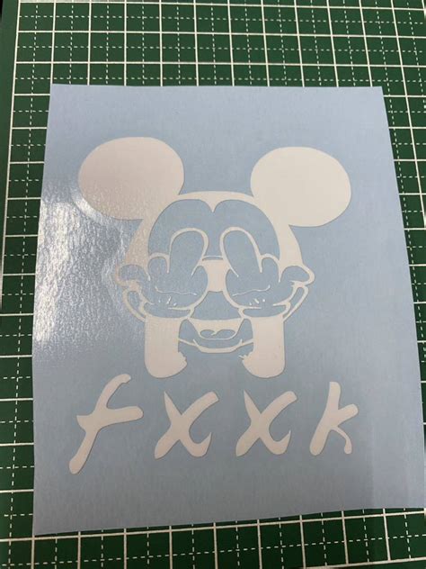 Yahoo オークション キャラクター カッティング ステッカー fuck パ