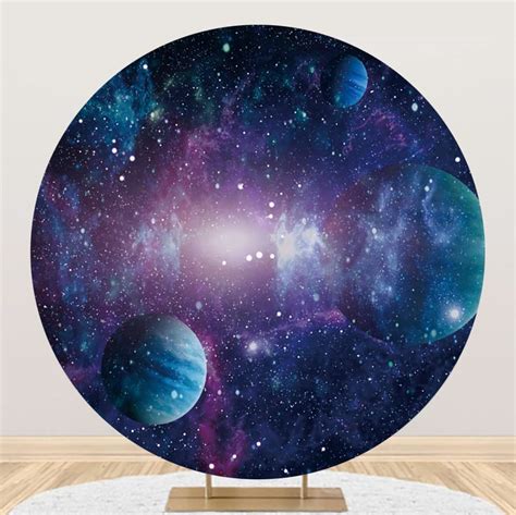 Amazon Yeele X Ft Outer Space Round Backdrop Planet