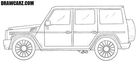 How to Draw a Mercedes-Benz G-Class