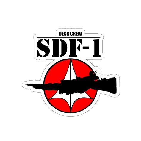 Robotech Inspired sdf-1 Deck Crew Die-cut Sticker Decal Label Retro Classic - Etsy