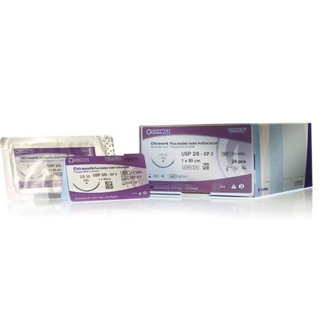 Fil De Suture R Sorbable Moyen Terme Chirasorb Plus Braided