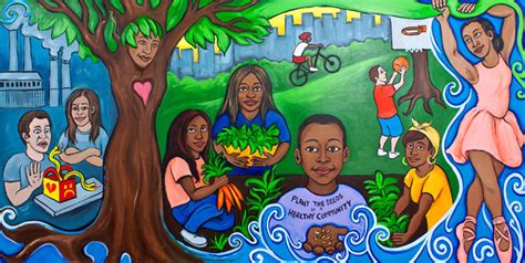 Visions Of A Healthy Community Murals