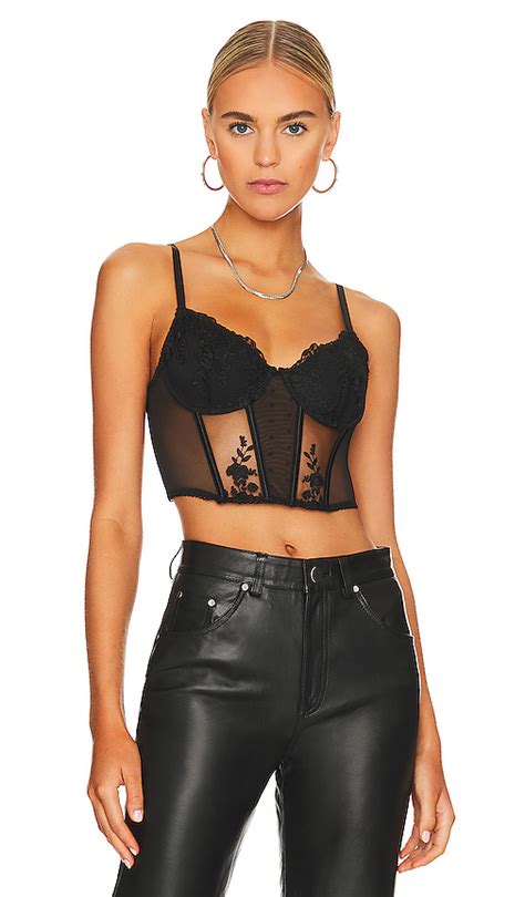 Kat The Label Nicolette Bustier In Black Revolve