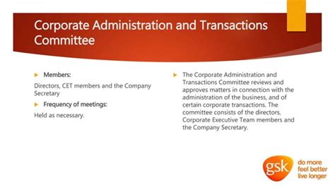 Organization Structure Of Gsk Ppt