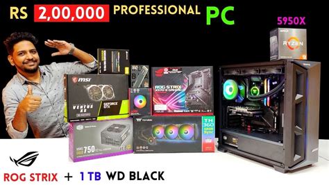 Rs 2 Lakh PC Build For Professionals ROG Strix Ryzen 9 5950X