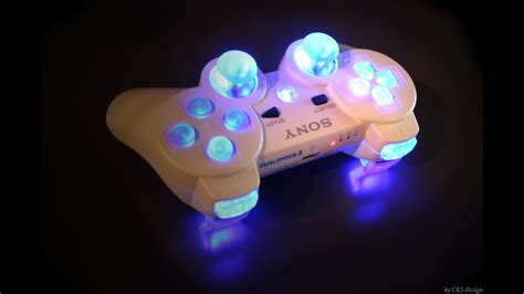 Custom Ps3 Controller "drunken white" by CKS-Design - YouTube