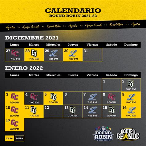 Total 50 imagen aguilas cibaeñas calendario Abzlocal mx