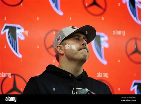 Atlanta Falcons Head Coach Arthur Smith Speaks During A News Conference