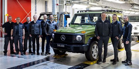 Magna Celebrates A Production Milestone 500 000 Mercedes G Class Vehicles Automotive