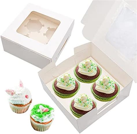 Jjqhyc St Ck Cupcake Boxen Wiederverwendbar Muffin Box Mit Gro E