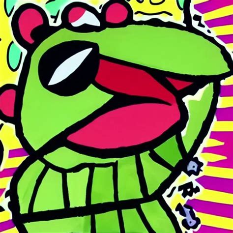 Kermit The Frog In The Style Of Romero Britto Stable Diffusion OpenArt