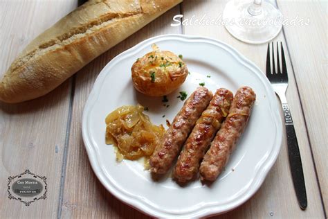 Salchichas Encebolladas Con Montse Entre Fogones