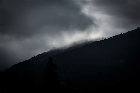 foggy mountains on Behance