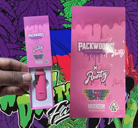 Packwoods X Runtz Jack Herer Disposable Pen 1000MG LMAO Edibles