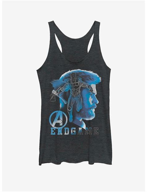 Marvel Avengers Endgame Thor Endgame Silhouette Womens Tank - BLACK | BoxLunch