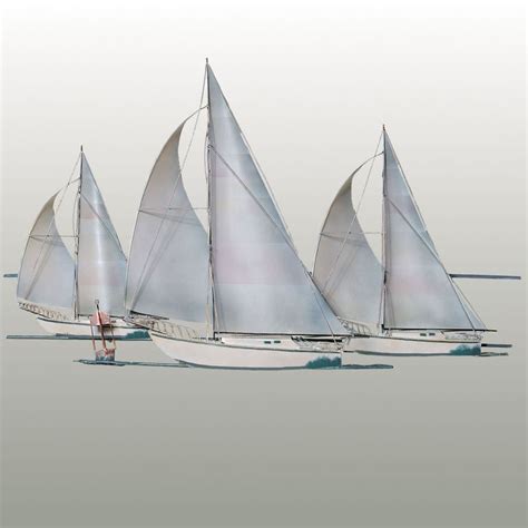 15 The Best Metal Sailboat Wall Art