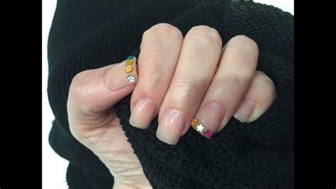 Diseño Uñas Nude Primavera Spring Nude Nails Uñas acrílica en casa Principiantes YouTube
