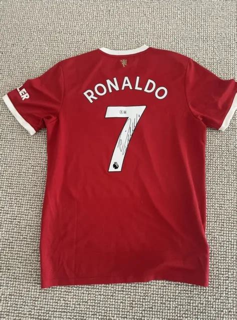 Cristiano Ronaldo Signed Manchester United Adidas Jersey Beckett