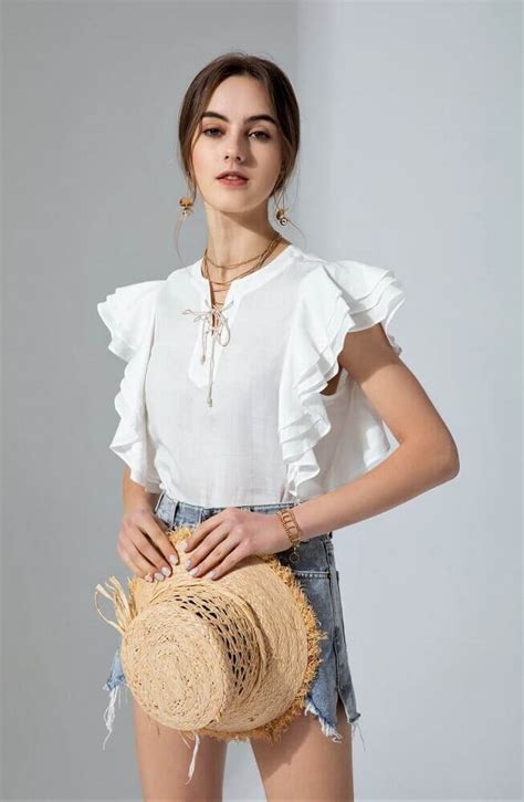 Ruffle Blouse Buy Sensational Women S Tops Modella Australia