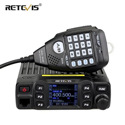 Retevis Rt Car Mobile Radio Walkie Talkie Tft Lcd Display W Vhf Uhf