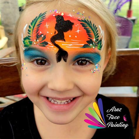 Beautiful Mermaid Face Paint Ideas Face Paint Shop Australia