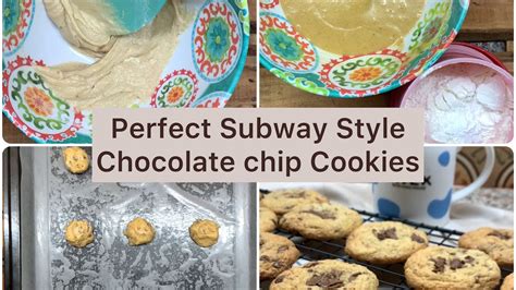 Perfect Recipe For How To Make Subway Style Chocolate Chip Cookies