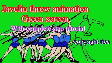 Javelin Throw Animation Complete Tutorial Youtube