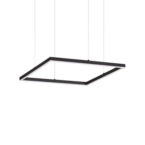 Pendul Led Ideal Lux Oracle Slim W Negru