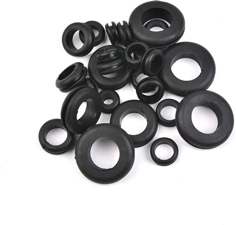 Ofnmy Rubber Grommet Assortment Kit Pcs Black Rubber Grommet